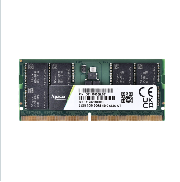 Apacer宇瞻/DDR5 Wide Temp. SODIMM工规宽温内存条