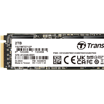 transcend/创见PCIe M.2 SSDs MTE712P