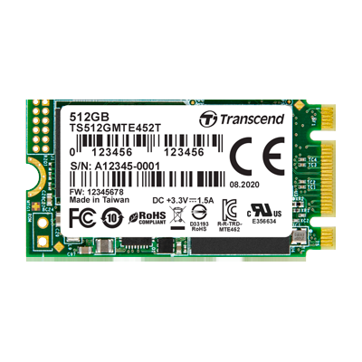 Transcend/创见 PCIe M.2 SSDs MTE452T & MTE452T-I