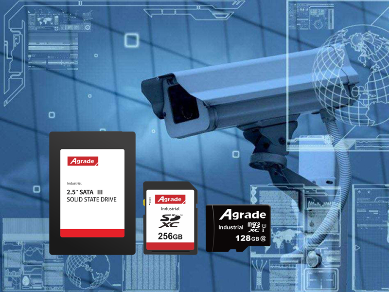 Agrade工业级SSD和工业闪存卡在安防监控中的应用
