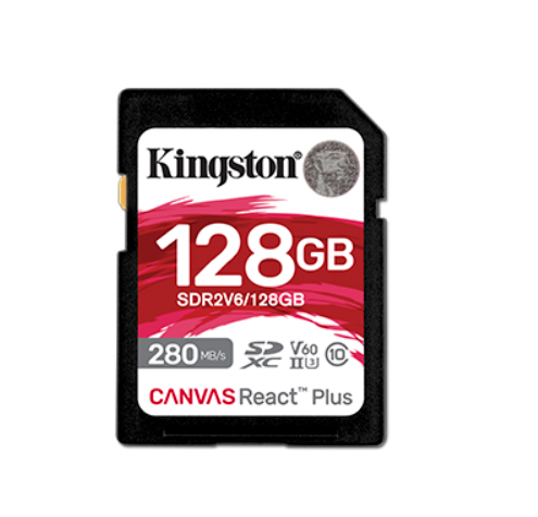 kingston/金士顿 Canvas React Plus V60 SD 闪存卡